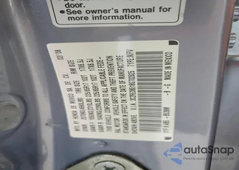 2008 Honda Cr-V Ex z USA, uszkodzony, nr VIN 3CZRE38518G702825